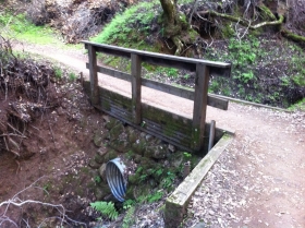 Foot bridge Rancho San Antonio, CA